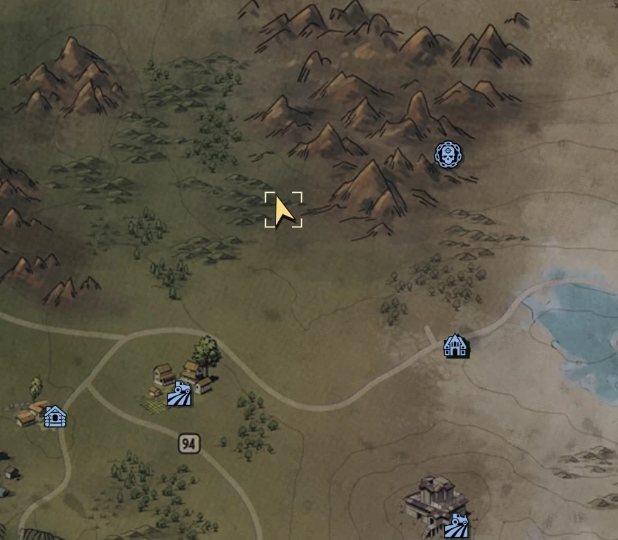 マップ上の位置