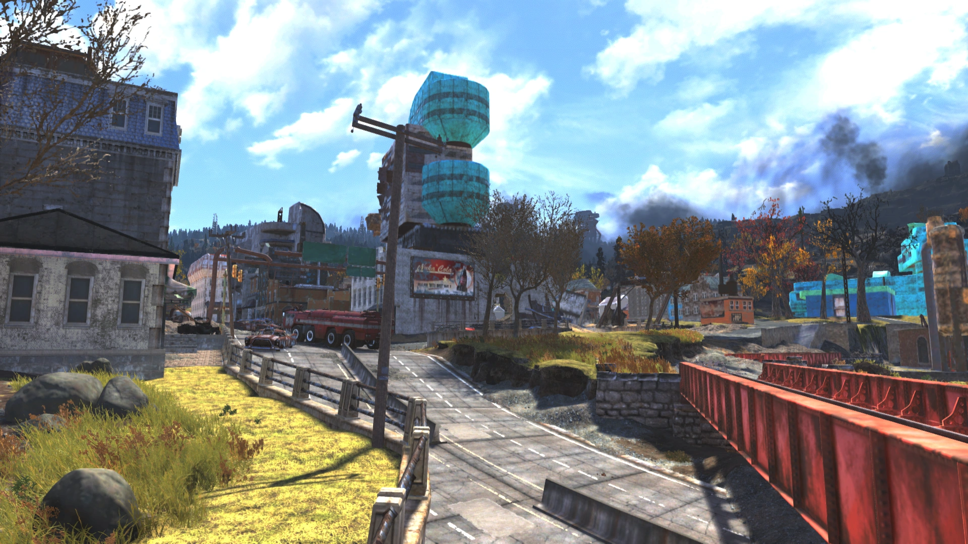 チャールストン駅からの眺め