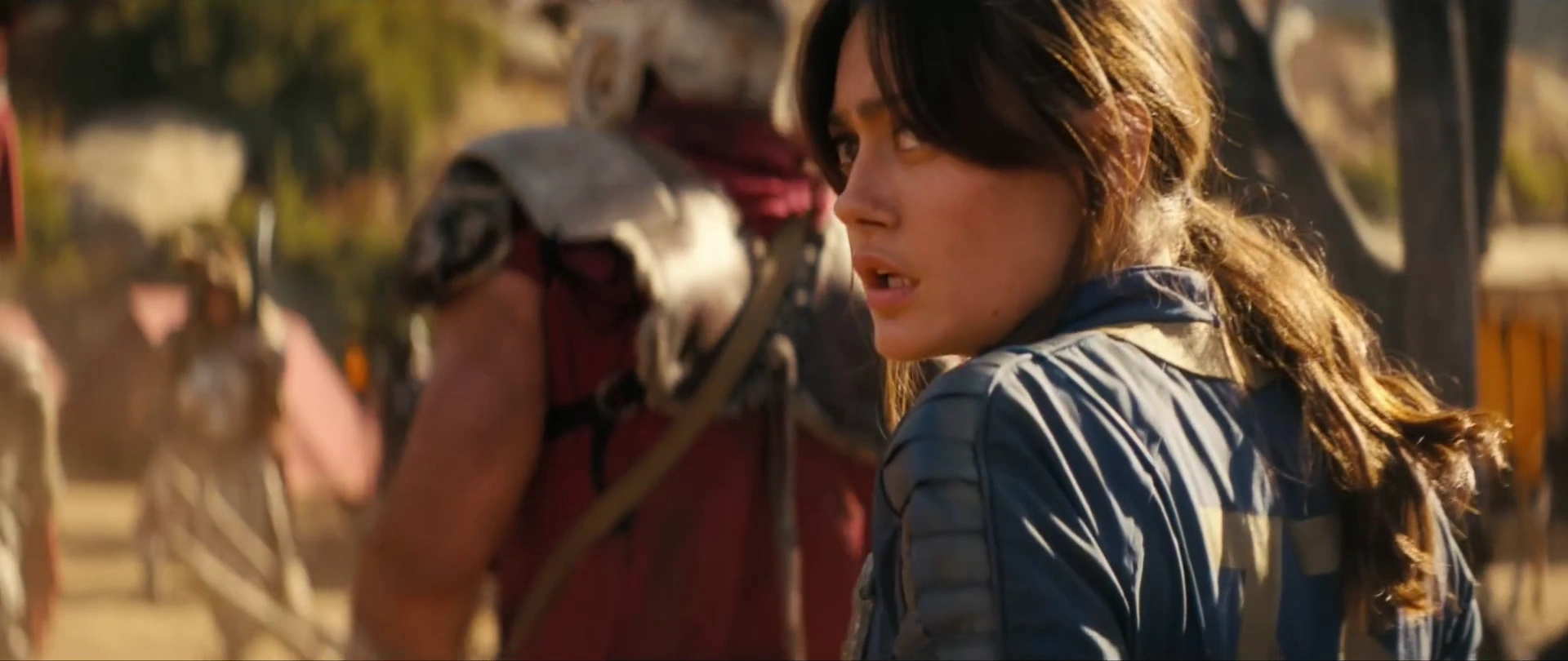 リージョンの陣地に連行される