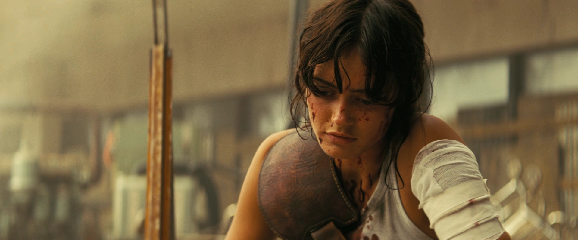 スーパー・デューパー・マートの外でグールにバイアルを渡す