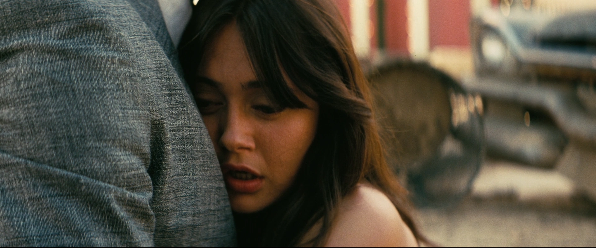 父の記憶消去中に抱きしめる