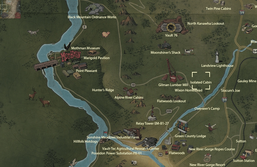 孤立したキャビン