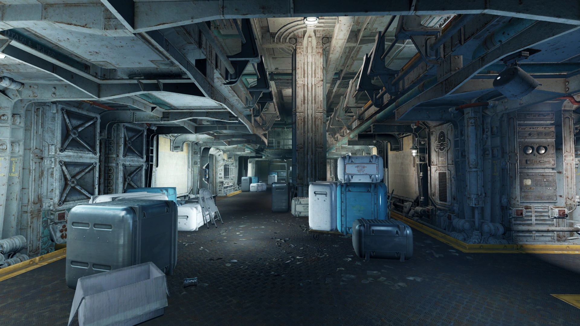 Vault 81：人類の病気を治す万能薬の開発を目的とした実験Vault。荒野に残る数少ない稼働中のVaultの一つ