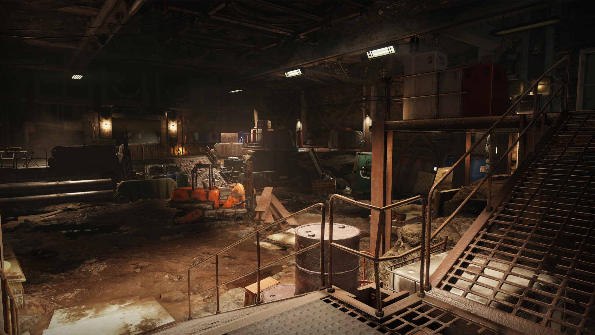 即席Vault：Vault-Tec従業員が自分たちは会社運営のVaultに入れないと知り、自力で建設しようとした未完成のVault