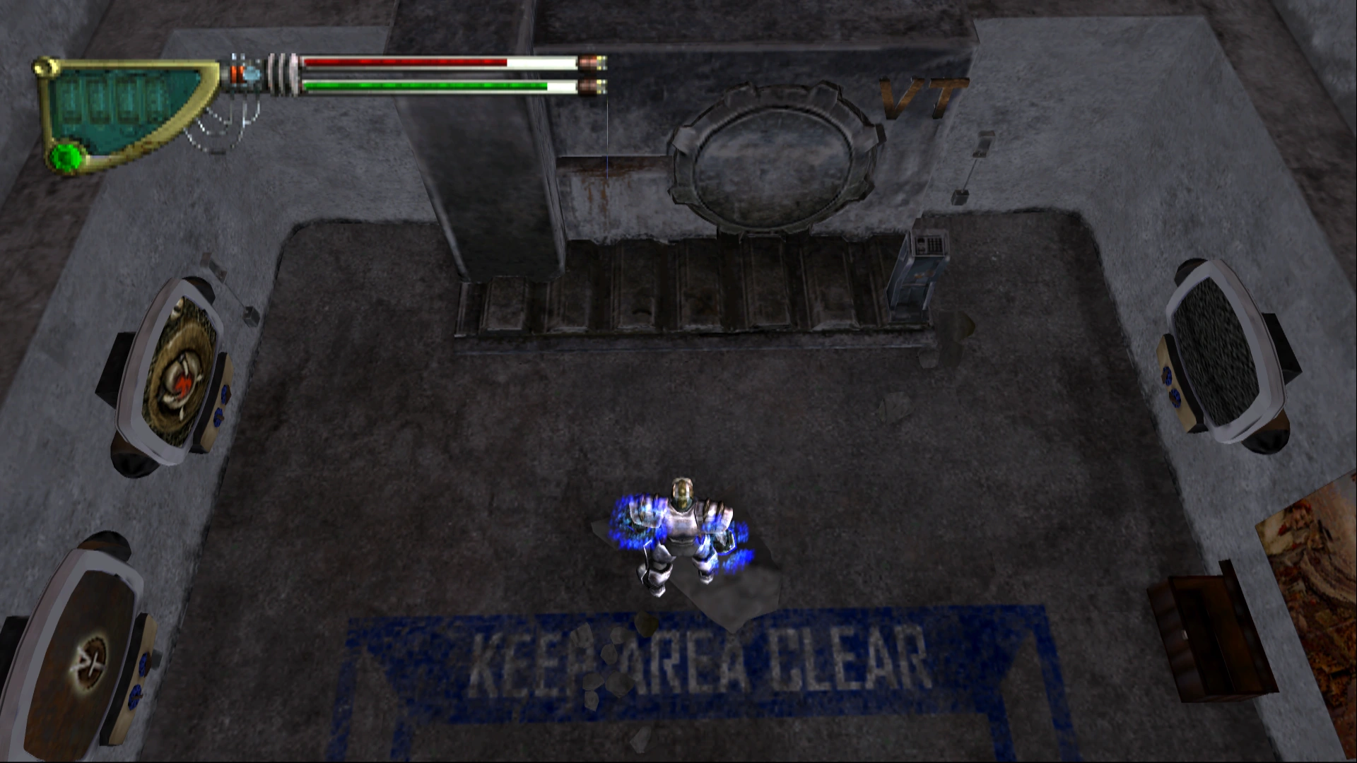 テキサス州ロスにある企業Vault：大戦争を生き延びて研究を継続するためにVault-Tec従業員向けに建設された